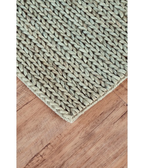 Feizy Durham Casual Solid, Green, 8' x 10' Area Rug