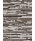 Feizy Vancouver Contemporary Streak/Painterly Rug, Brown/Ivory, 4' x 6' Area Rug