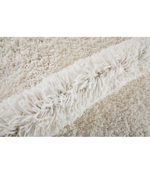 Feizy Stoneleigh Luxury & Glam Solid, Ivory/White, 9' x 12' Area Rug