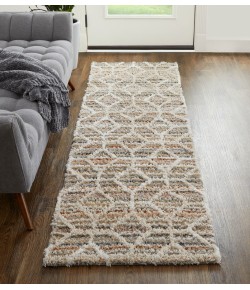 Feizy Mynka 39ICF BEIGE/MULTI Area Rug 2 ft. 6 in. X 8 ft. Runner