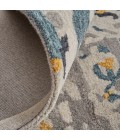 Feizy Everley Abstract Tufted Wool Rug, Light Gray/Golden Yellow, 9' x 12' Area Rug