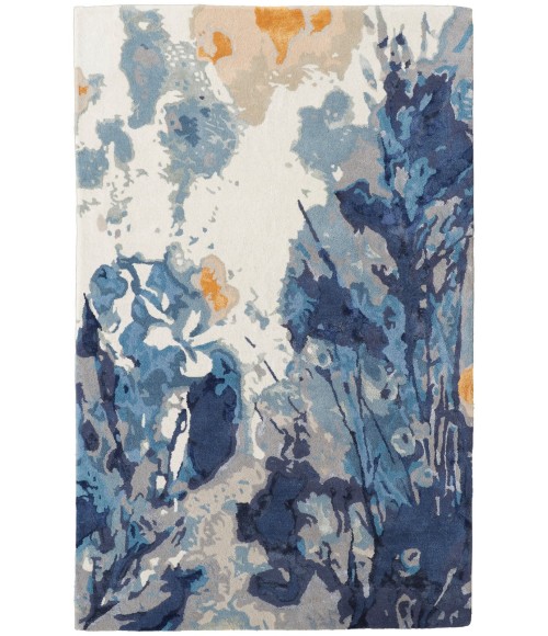 Dafney Area Rug Feizy Dafney Modern Blue/Yellow Rug, 8' x 10' Area Rug