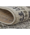 Kano Area Rug Feizy Kano Bohemian & Eclectic Distressed, Ivory/Taupe/Gray, 8'-9" x 8'-9" Round Rug