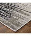 Micah Area Rug Feizy Micah Scandinavian Diamond, Black/Silver/Taupe, 6'-7" x 9'-6" Area Rug