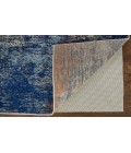 Feizy Edgemont Casual Abstract, Ivory/Blue, 6'-7" x 9'-6" Area Rug