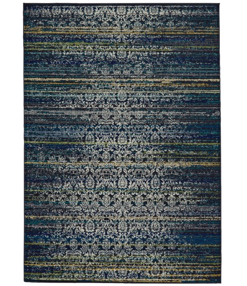 Feizy Brixton Bohemian & Eclectic Abstract, Blue/Ivory/Green, 10' x 13'-2" Area Rug