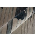 Feizy Anya Industrial Abstract, Ivory/Blue/Gray, 5' x 8' Area Rug