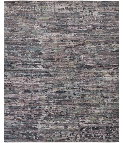 Conroe Area Rug Feizy Conroe Luxe Abstract Hand-Knot Rug, Lilac/Blue/Gray, 2ft x 3ft Accent Rug