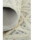Anica Area Rug Feizy Anica Moroccan Wool Rug w/Diamond Lines, Ivory/Chambray Blue, 5ft x 8ft Area Rug
