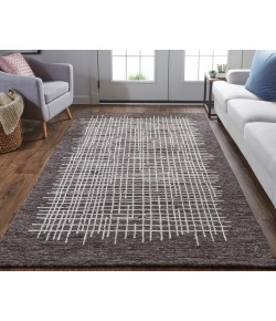 Feizy Maddox 8630F BROWN Area Rug 5 ft. X 8 ft. Rectangle