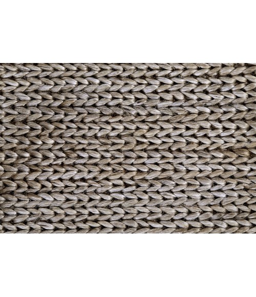 Feizy Durham Casual Solid, Gray, 8' x 10' Area Rug