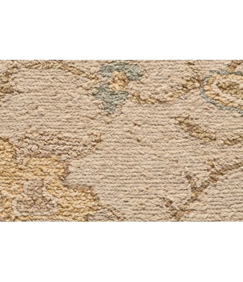 Amherst Area Rug Feizy Amherst Classic Bordered, Ivory/Yellow/Blue, 7'-9" x 9'-9" Area Rug