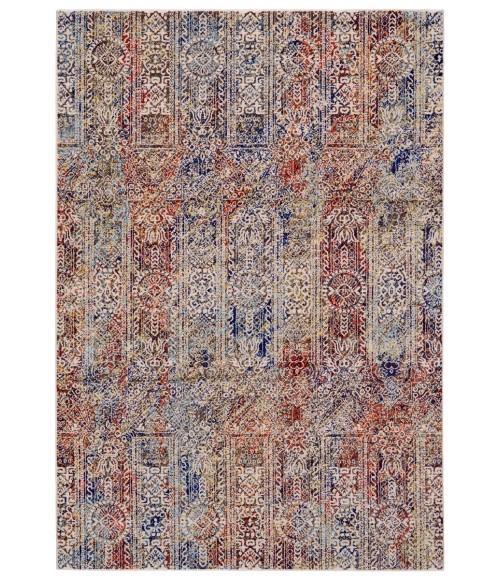 Emerson Area Rug Feizy Emerson Bohemian & Eclectic Southwestern, Red/Ivory, 1'-8" x 2'-10" Accent Rug