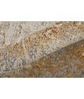 Feizy Aura Luxury & Glam Abstract, Ivory/Brown/Gray, 5' x 8' Area Rug