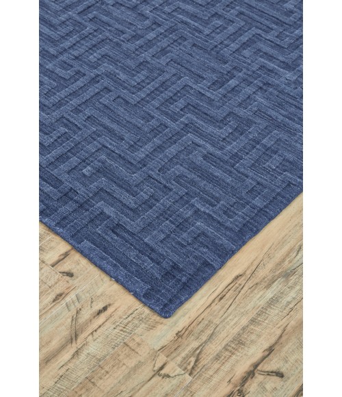 Gramercy Area Rug Feizy Gramercy Industrial Geometric, Blue, 5'-6" x 8'-6" Area Rug