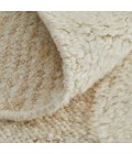 Feizy Ashby Farmhouse Geometric, Tan/Ivory, 2'-6" x 8' Runner