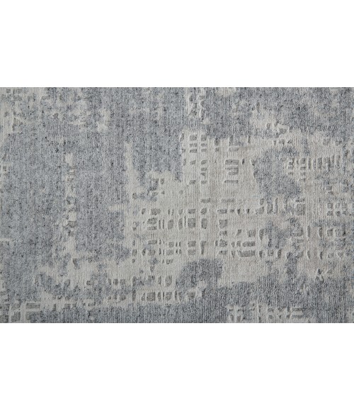 Langford Area Rug Feizy Langford Casual Abstract, Silver/Gray, 5' x 8' Area Rug