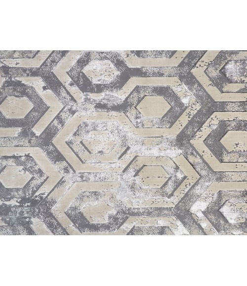 Feizy Micah BEIGE/GRAY Rug 6943046F 5 ft. X 7 ft. Rectangle - Rugs Town Feizy Micah BEIGE/GRAY 6943046F 5 ft. X 7 ft. Rectangle Rug