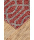 Feizy Prentiss Classic Geometric, Red/Gray, 9' x 12' Area Rug