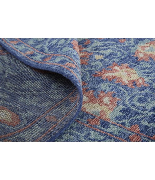 Beall Area Rug Feizy Beall Luxury Wool Rug, Ornamental Floral, Blue, 5ft-6in x 8ft-6in Area Rug
