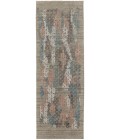 Elias Area Rug Feizy Elias Casual Abstract, Pink/Blue/Taupe, 2'-9" x 10' Runner