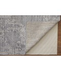 Feizy Eastfield Casual Abstract, Gray, 2'-6" x 8' Runner
