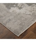 Feizy Prasad Casual Watercolor, Ivory/Gray, 8' x 11' Area Rug