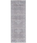 Feizy Francisco Casual Geometric, Gray/Ivory/Orange, 2'-10" x 8' Runner