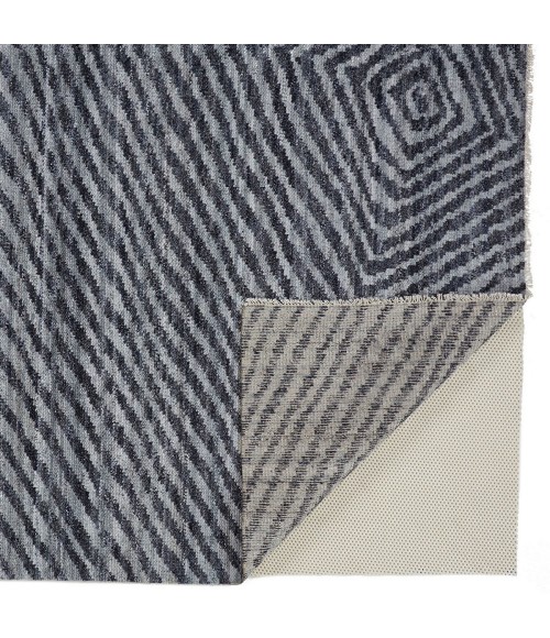 Feizy Vivien Gray/Blue 8046555F 9 ft. X 12 ft. Rect. Rug