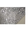 Feizy Micah Luxury & Glam Distressed, Gray/Taupe/Silver, 3'-11" x 6' Accent Rug