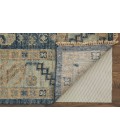 Feizy Fillmore Classic Diamond, Blue/Ivory, 2'-6" x 10' Runner