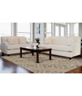 Bermuda Area Rug Feizy Bermuda Luxury & Glam Geometric, Tan/Gray/Blue, 4' x 6' Accent Rug