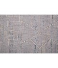 Feizy Francisco Moroccan Linear Rug, Gray/Ivory, 9' x 12' Area Rug