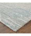 Feizy Brighton Casual Abstract, Blue/Ivory/Silver, 2' x 3' Accent Rug