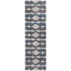 Feizy Mynka 39IFF BLUE/GRAY Area Rug 2 ft. 6 in. X 8 ft. Runner