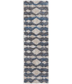Feizy Mynka 39IFF BLUE/GRAY Area Rug 2 ft. 6 in. X 8 ft. Runner