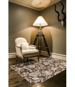 Feizy Saphir Zam 3112F COFFEE/GRAY Area Rug 2 ft. 6 in. X 8 ft. Runner