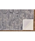 Feizy Asher Industrial Distressed, Gray/Ivory/Taupe, 9' x 12' Area Rug