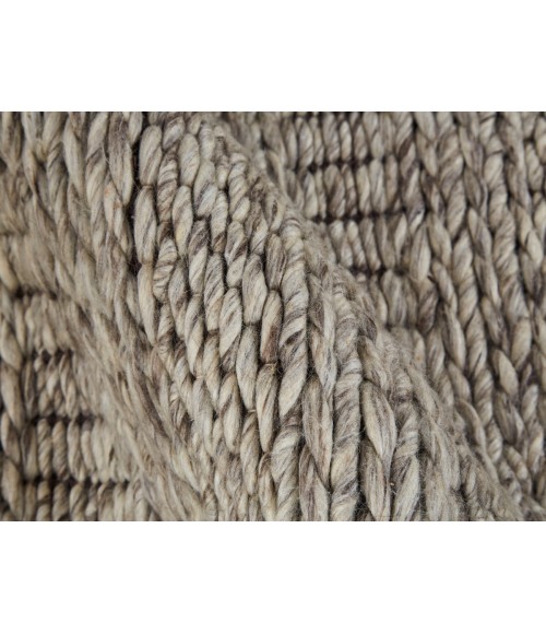 Feizy Berkeley Scandinavian Geometric, Ivory/Gray/Tan, 9'-6" x 13'-6" Area Rug