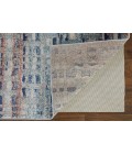 Feizy Edgemont Casual Abstract, Blue/Ivory/Orange, 10' x 14' Area Rug