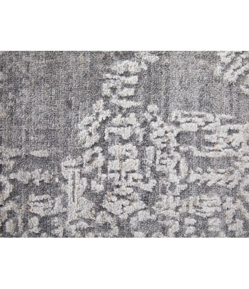 Feizy Eastfield Casual Abstract, Gray, 2'-6" x 8' Runner