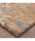 Feizy Everley Abstract Tufted Wool Rug, Warm Beige/Blue, 2' x 3' Accent Rug