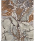 Feizy Clio Industrial Abstract, Gray/Brown, 7'-9" x 10' Area Rug