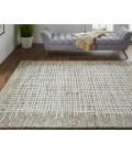 Feizy Maddox Casual Abstract, Tan/Ivory, 12' x 15' Area Rug