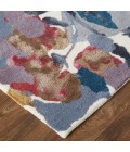 Feizy Dafney Casual Floral & Botanical, Blue/Gray/Pink, 8' x 10' Area Rug