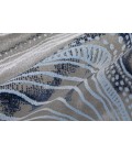 Gaspar Area Rug Feizy Gaspar Industrial Abstract, Blue/Gray/Ivory, 5'-2" x 7'-2" Area Rug