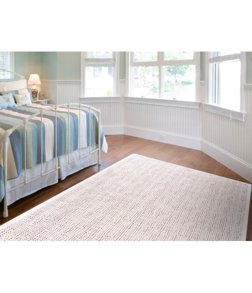 Feizy Saphir Mira BLUSH/WHITE Rug 6803499F 7 ft. 6 in. X 7 ft. 6 in. Round - Rugs Town Feizy Saphir Mira BLUSH/WHITE 6803499F 7 ft. 6 in. X 7 ft. 6 in. Round Rug