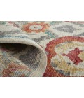 Feizy Beall Luxury Wool Accent Rug, Ornamental Ikat, Red Orange, 3ft-6in x 5ft-6in