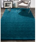 Feizy Luna Casual Solid, Blue/Green, 9'-6" x 13'-6" Area Rug