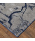 Gaspar Area Rug Feizy Gaspar Industrial Abstract, Blue/Gray/Ivory, 5'-2" x 7'-2" Area Rug